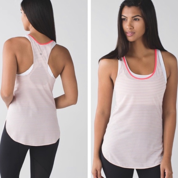 Lululemon What The Sport Singlet Razorback size 4 - Picture 1 of 7